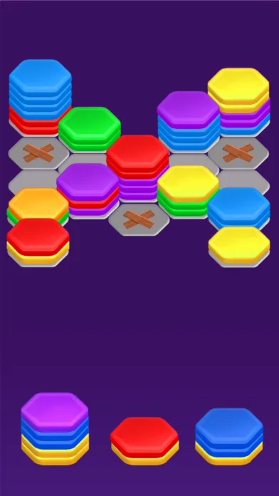 Hexa Color Sorting Puzzle 스크린샷