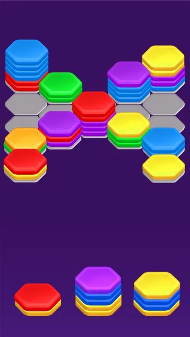 Hexa Color Sorting Puzzle 스크린샷