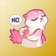 Ferocious Cat Sticker