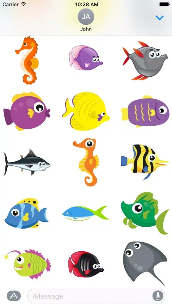 Fish Cute-Fc Sticker स्क्रीनशॉट