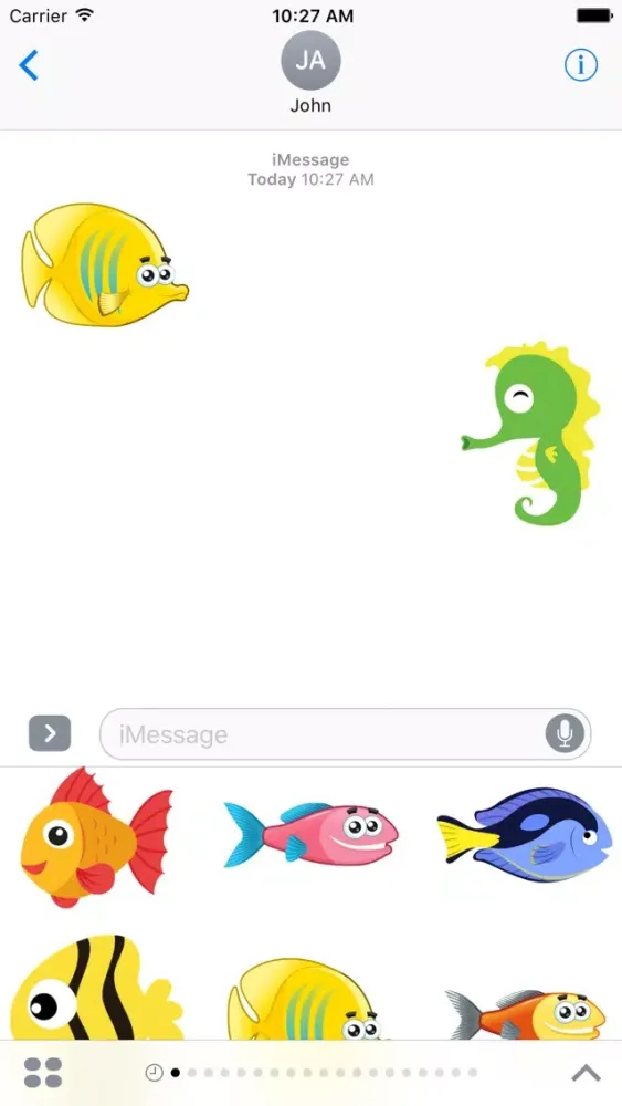 Fish Cute-Fc Sticker स्क्रीनशॉट