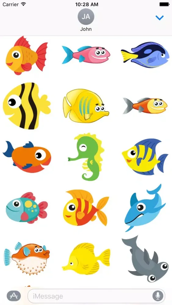 Fish Cute-Fc Sticker स्क्रीनशॉट