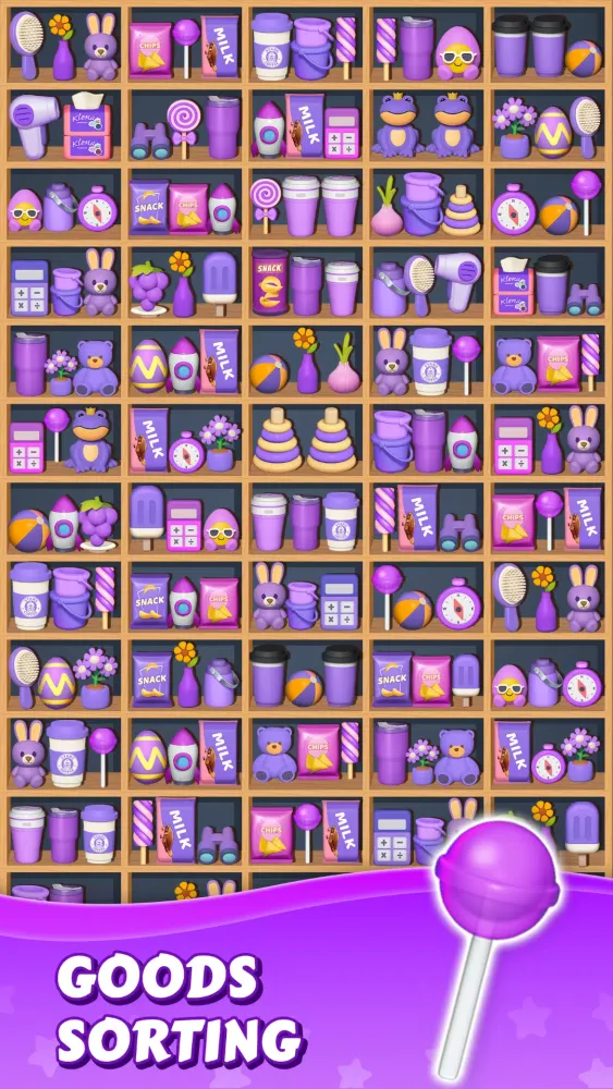 Tangkapan skrin Goods Puzzle: Sort Challenge