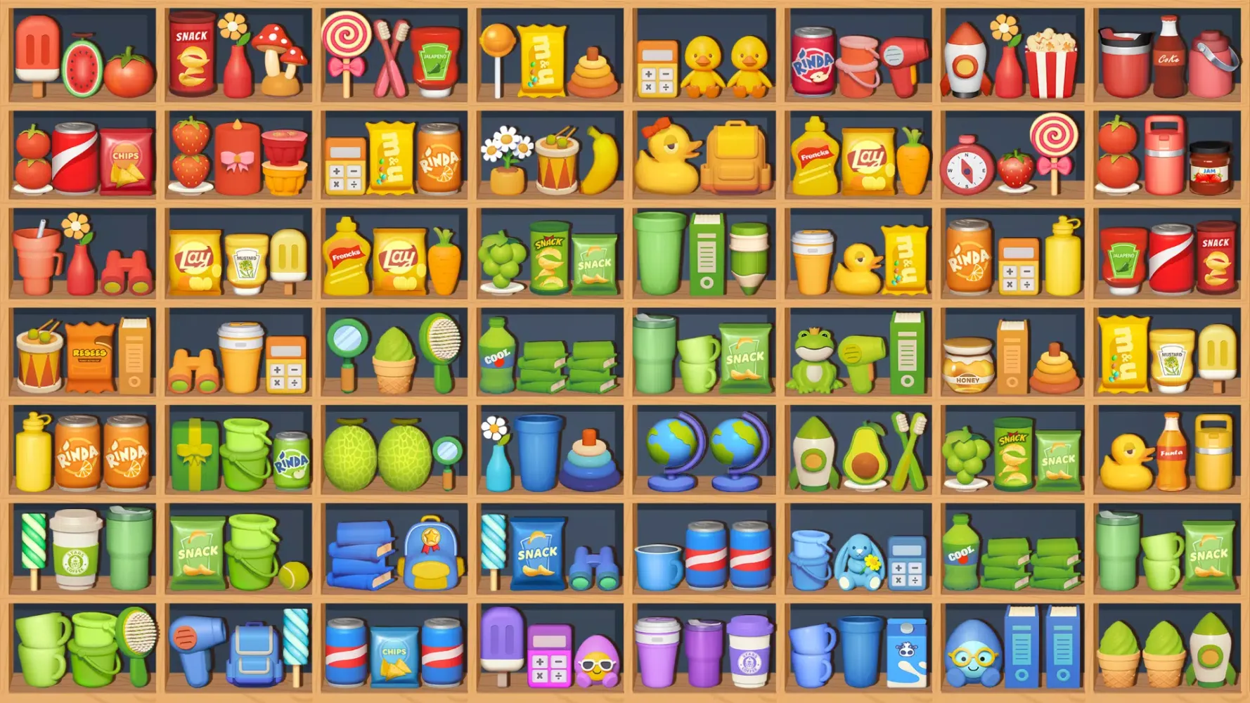 Tangkapan skrin Goods Puzzle: Sort Challenge