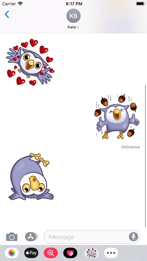 Owlet Stickers - fc 스크린샷
