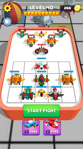 Ảnh chụp màn hình của Merge Master Robot Battle
