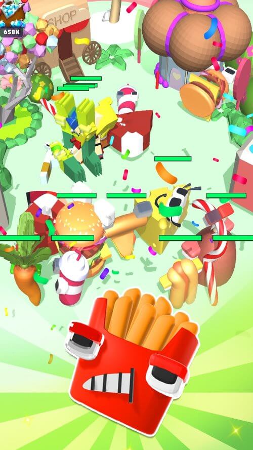 Merge Alphabet Food Battle-screenshot-6