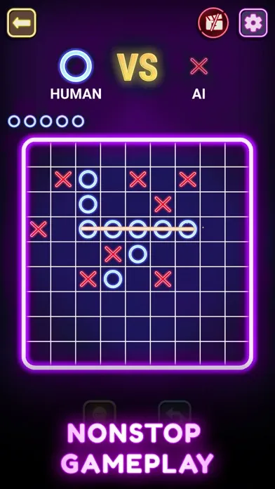 ภาพหน้าจอของ Tic Tac Toe: XOXO Puzzle