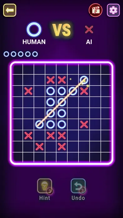 ภาพหน้าจอของ Tic Tac Toe: XOXO Puzzle