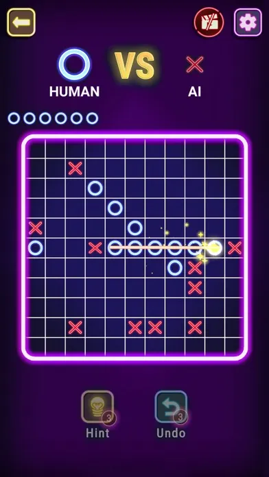 ภาพหน้าจอของ Tic Tac Toe: XOXO Puzzle