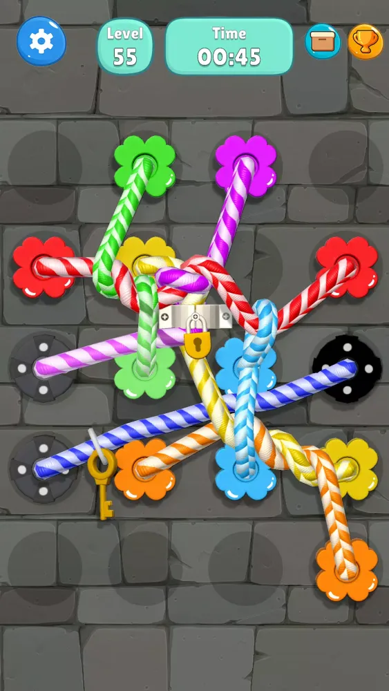 Tangled Line-Knot Untie Puzzle स्क्रीनशॉट