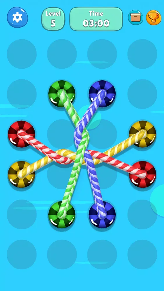 Tangled Line-Knot Untie Puzzle स्क्रीनशॉट