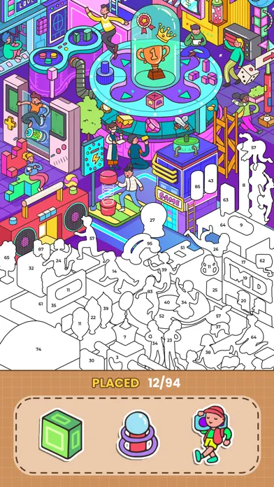 Sticker Book: Coloring Number স্ক্রিনশট