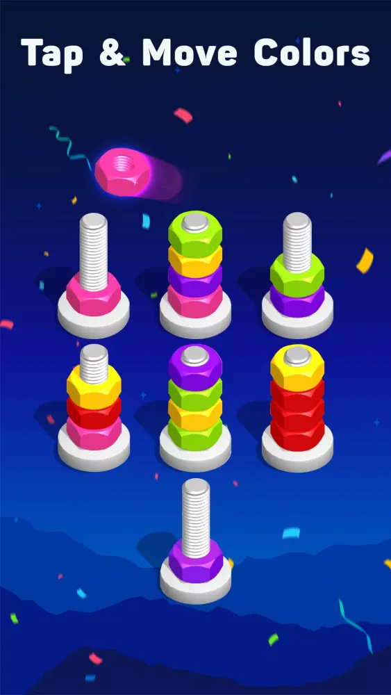 Nuts & Bolts - Puzzle Sort স্ক্রিনশট