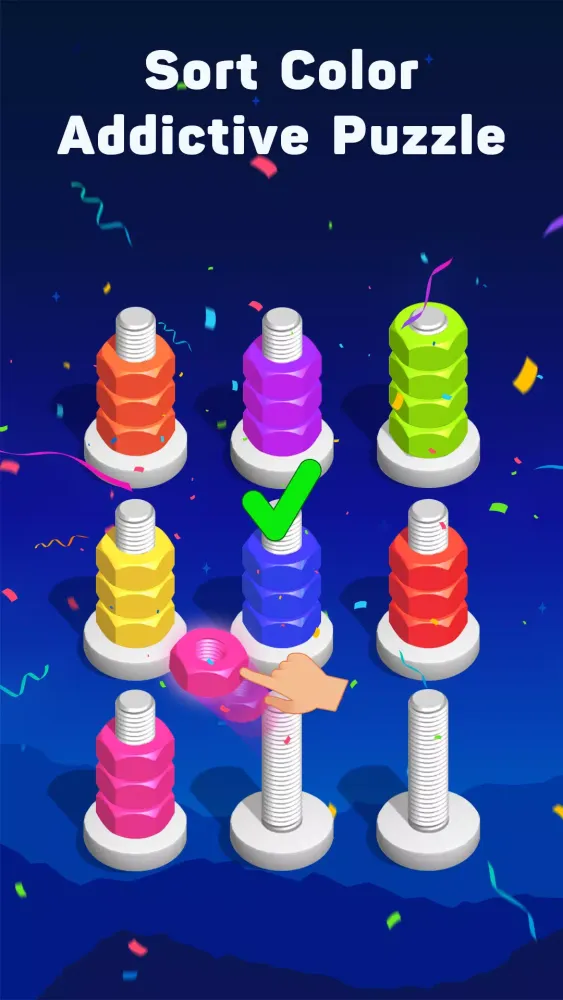 Nuts & Bolts - Puzzle Sort স্ক্রিনশট