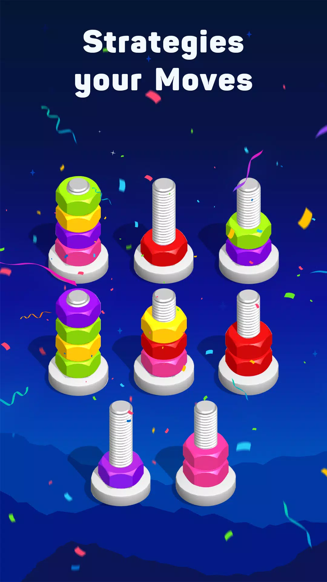 Nuts & Bolts - Puzzle Sort Screenshots