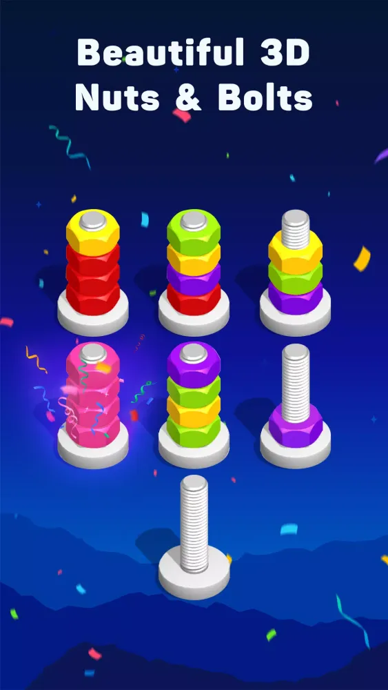 Nuts & Bolts - Puzzle Sort স্ক্রিনশট