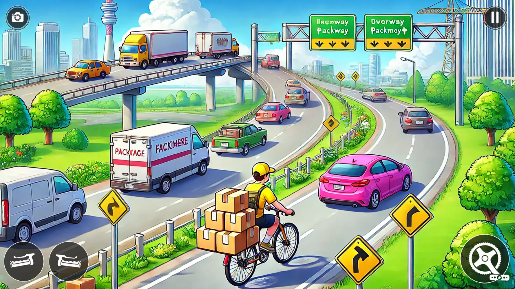 Paper Boy Delivery Game Screenshots