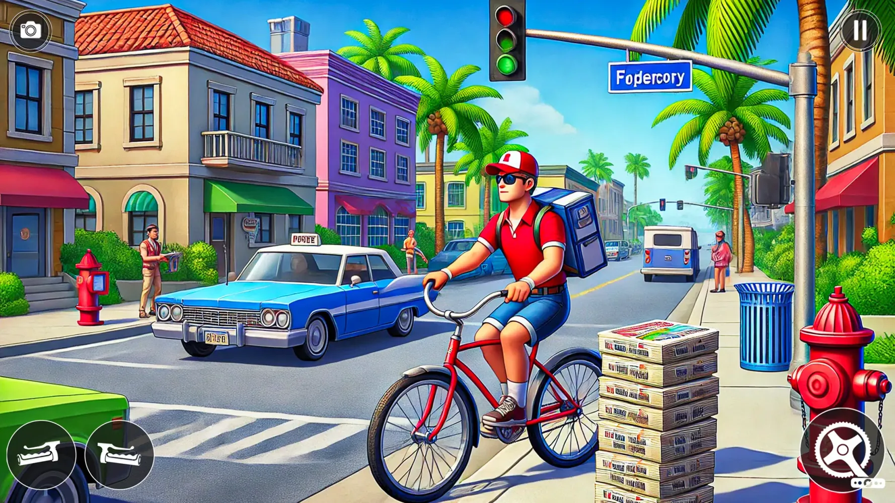 Paper Boy Delivery Game Screenshots