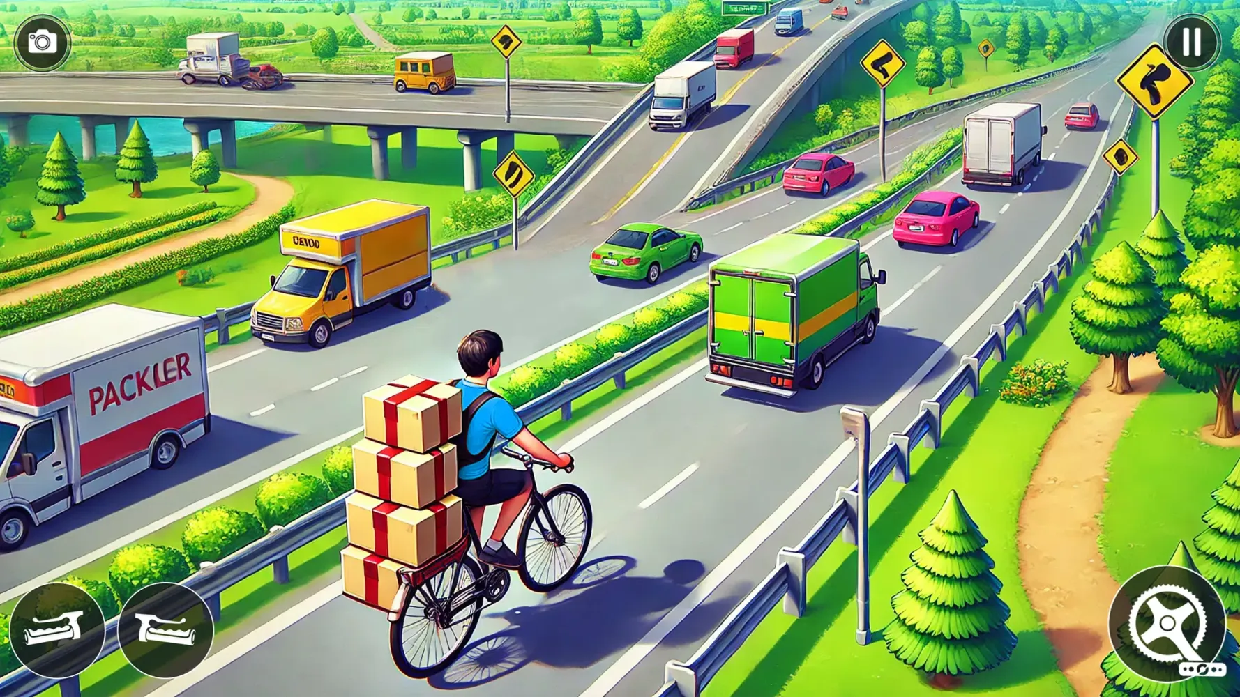 Paper Boy Delivery Game Screenshots