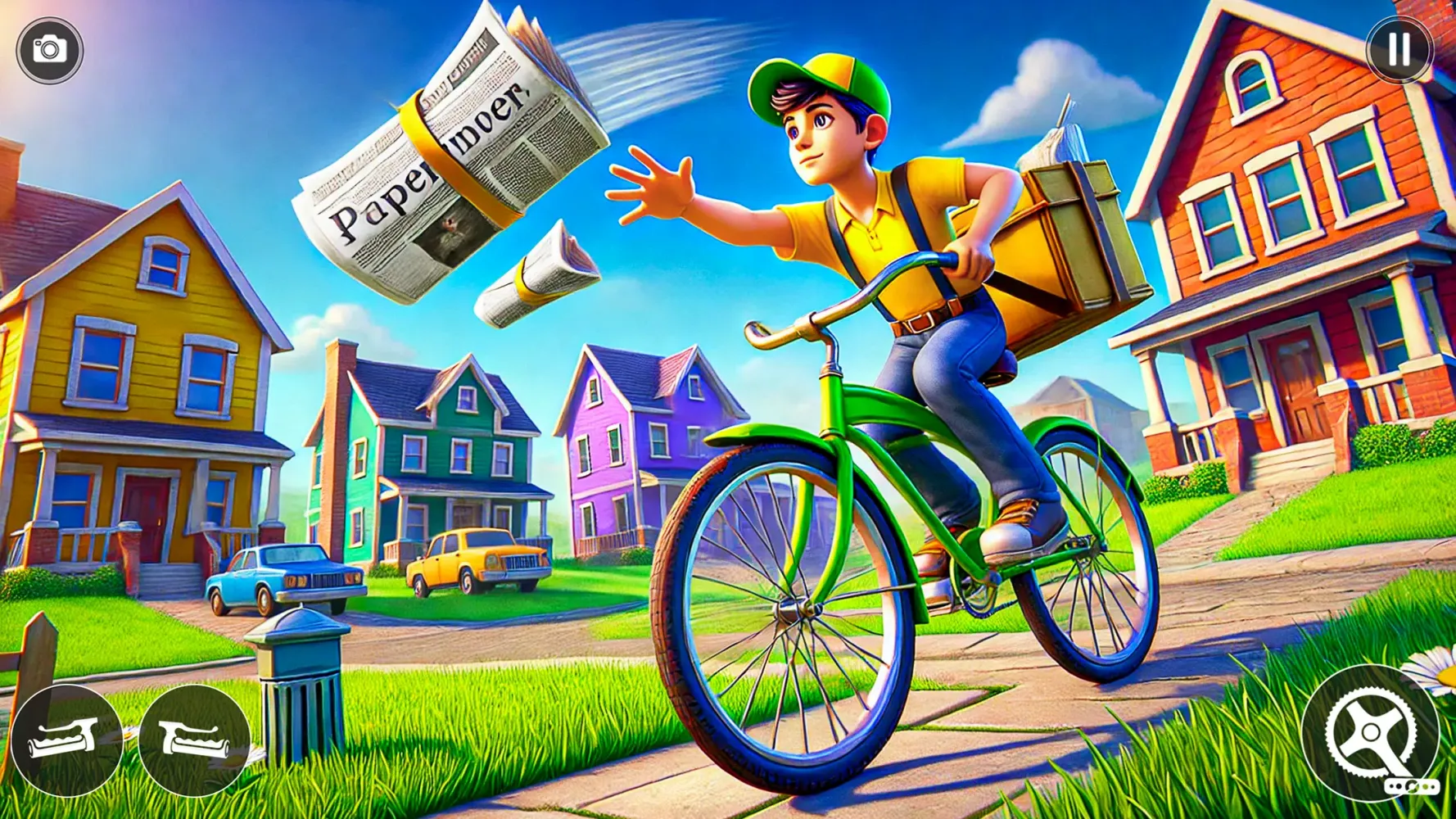 Paper Boy Delivery Game Screenshots