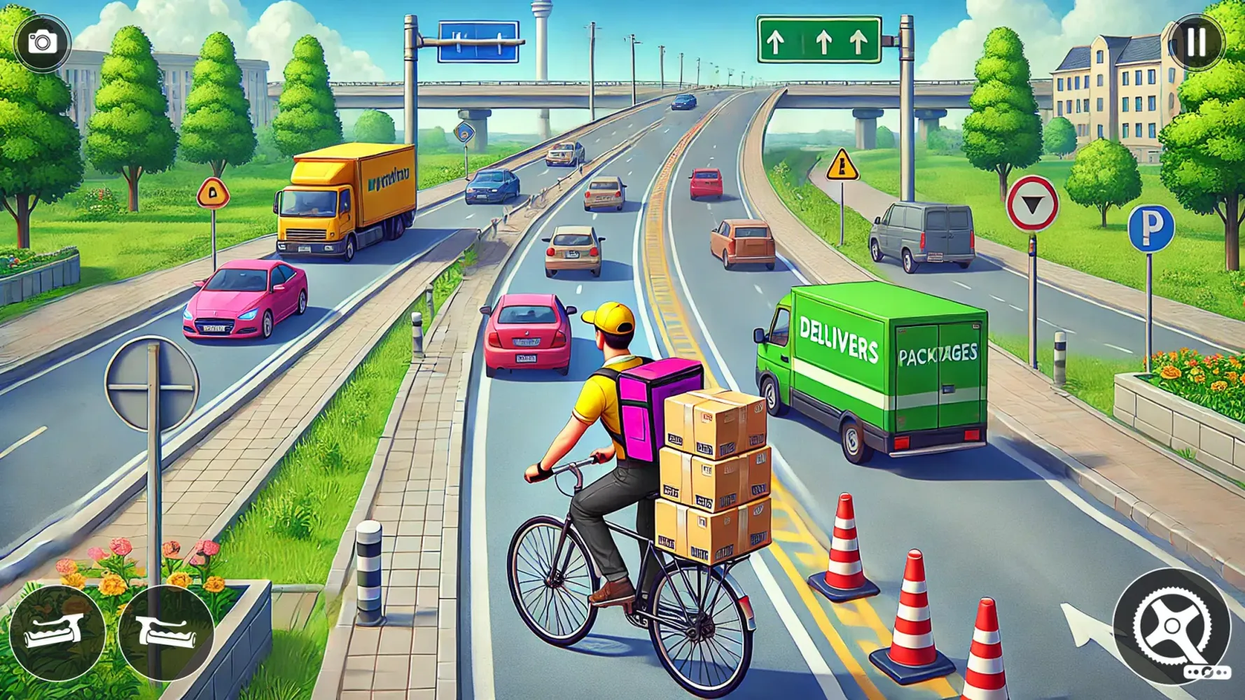 Paper Boy Delivery Game Screenshots