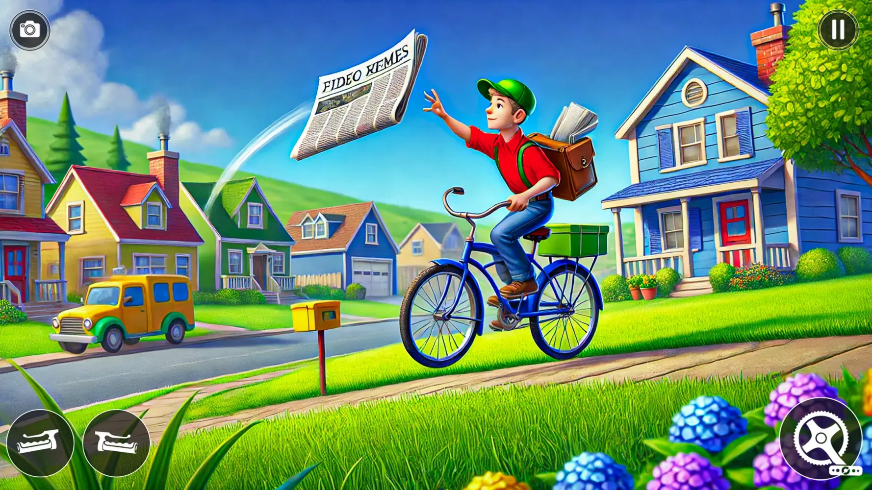 Paper Boy Delivery Game Screenshots