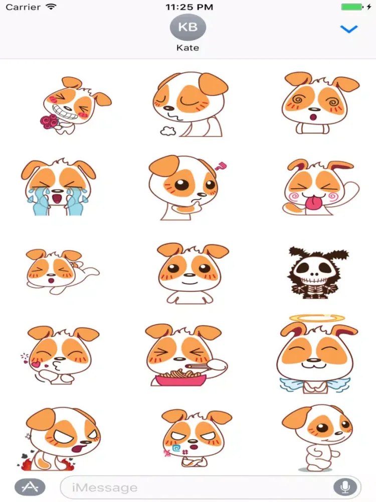 Puppy Cute - Fc Sticker iPad 应用截图