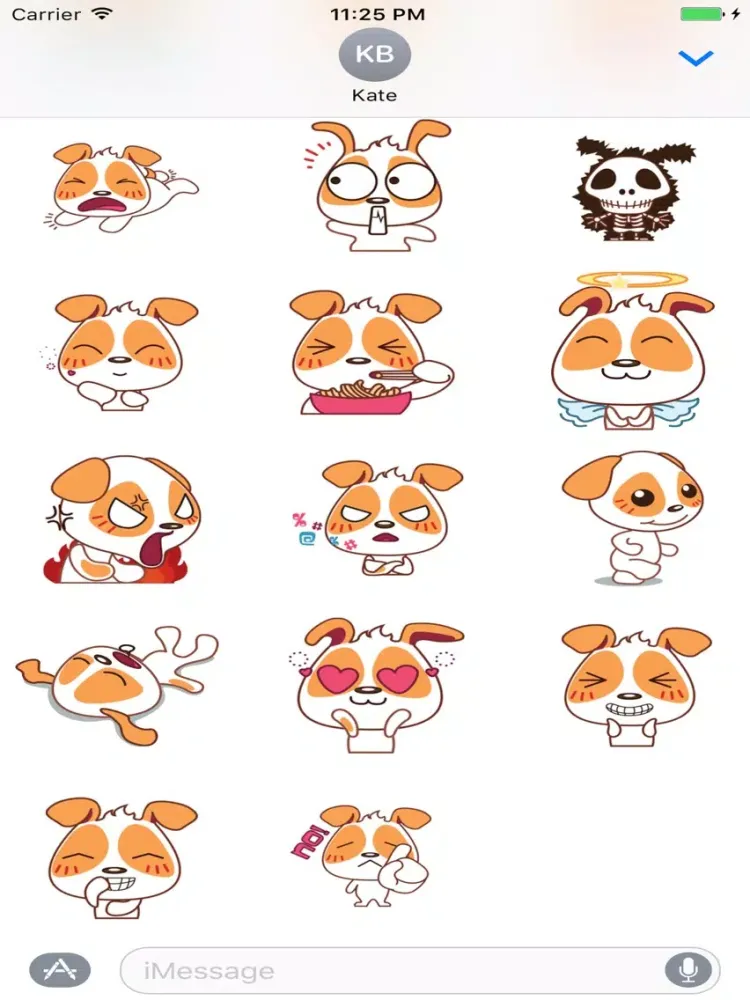 Puppy Cute - Fc Sticker iPad 应用截图