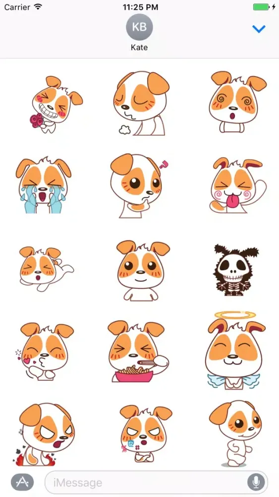 Puppy Cute - Fc Sticker应用截图