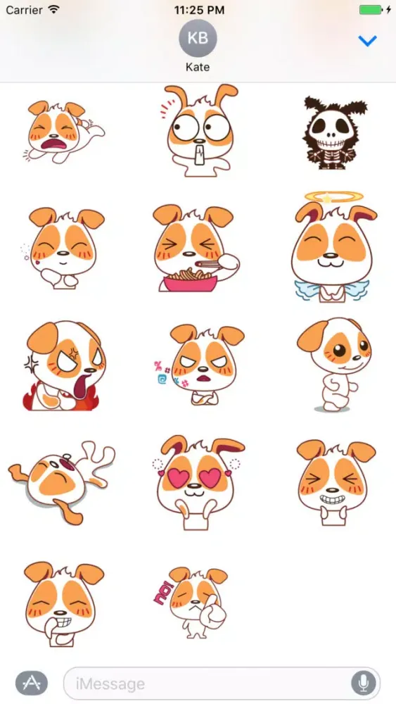Puppy Cute - Fc Sticker应用截图