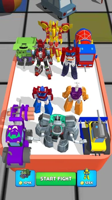 Zrzuty ekranu Robot Car Monster Color Battle
