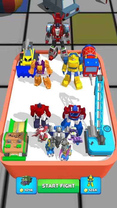 Zrzuty ekranu Robot Car Monster Color Battle