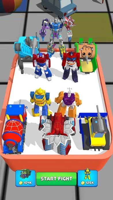 Zrzuty ekranu Robot Car Monster Color Battle