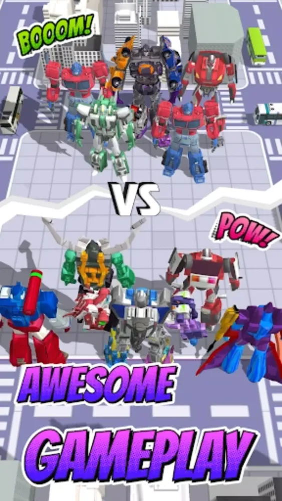 Captures d'écran de Superhero Robot Monster Battle