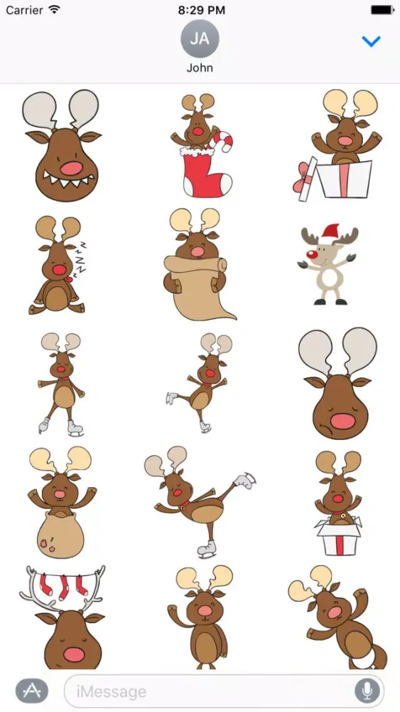 Tangkapan layar Reindeer - Fc Sticker