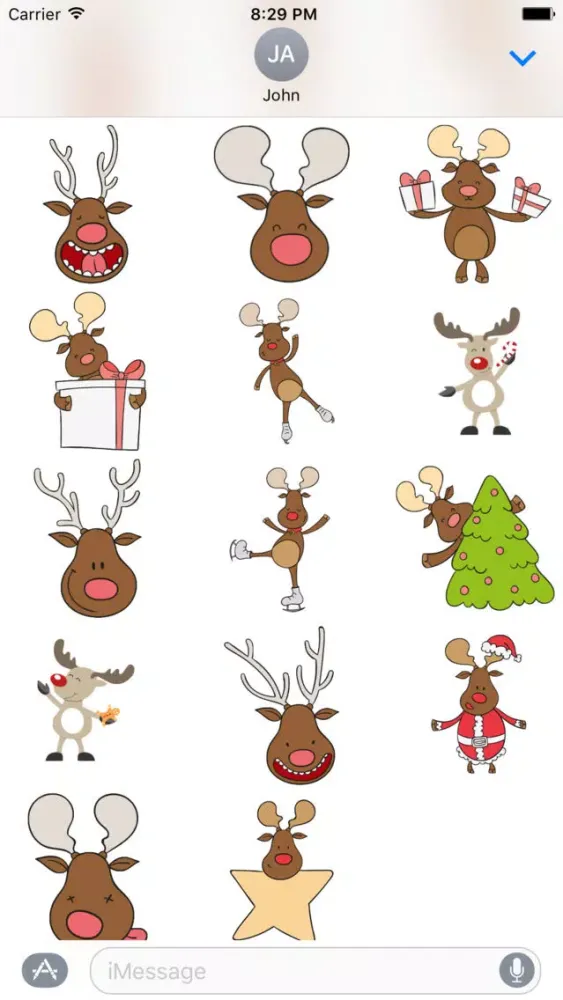 Tangkapan layar Reindeer - Fc Sticker