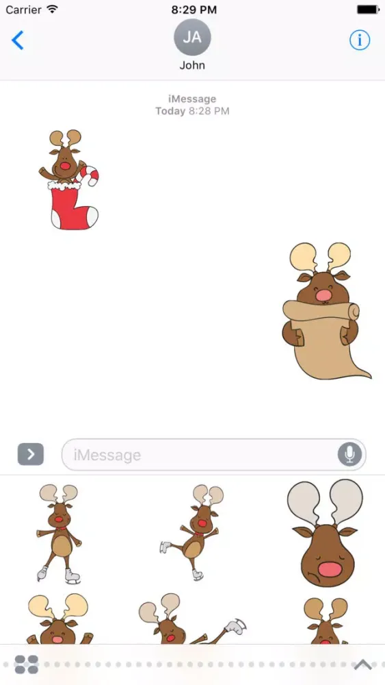 Tangkapan layar Reindeer - Fc Sticker