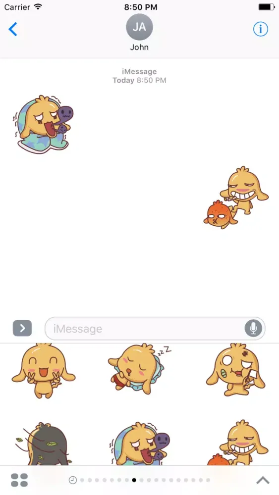 Silly Dog Cute - Fc.Sticker स्क्रीनशॉट