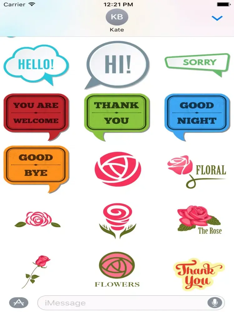 تصاویر Thank You Photo - Fc Sticker iPad 