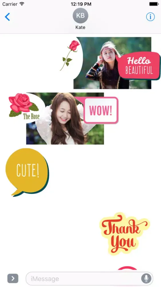 تصاویر Thank You Photo - Fc Sticker
