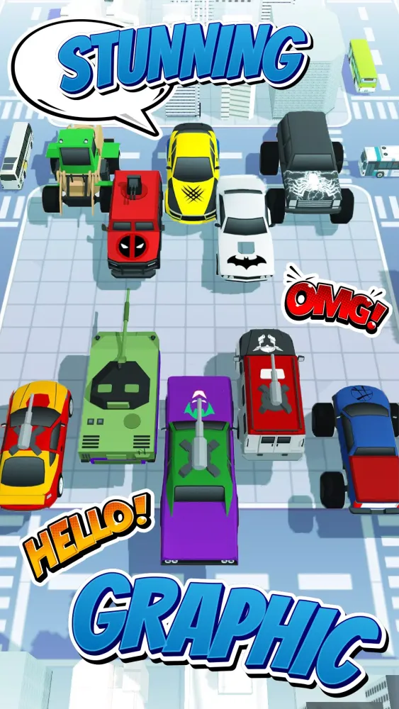 Скриншоты Superhero Car Merge Battle
