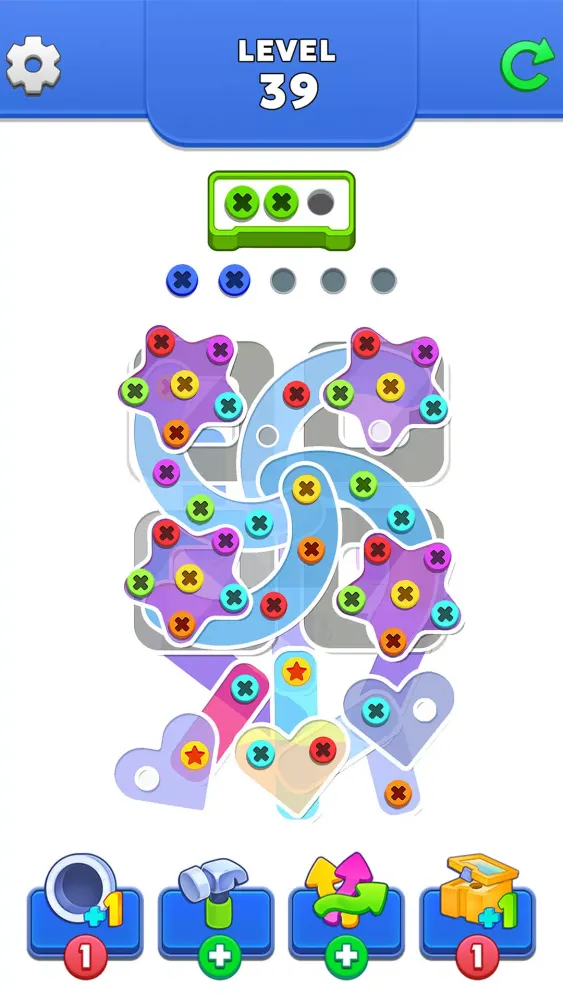 Capturas de tela do Screw Puzzle