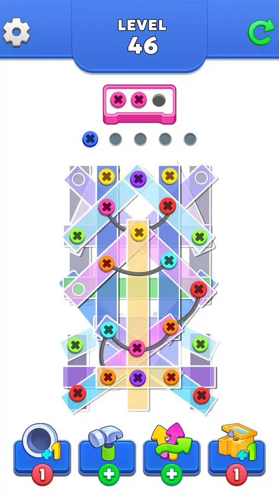 Capturas de tela do Screw Puzzle