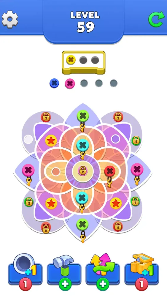 Capturas de tela do Screw Puzzle