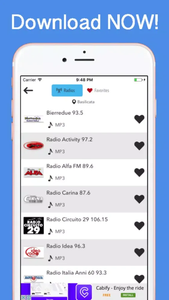 Zrzuty ekranu Radio Italia - Radios de Italia FM (Rec)