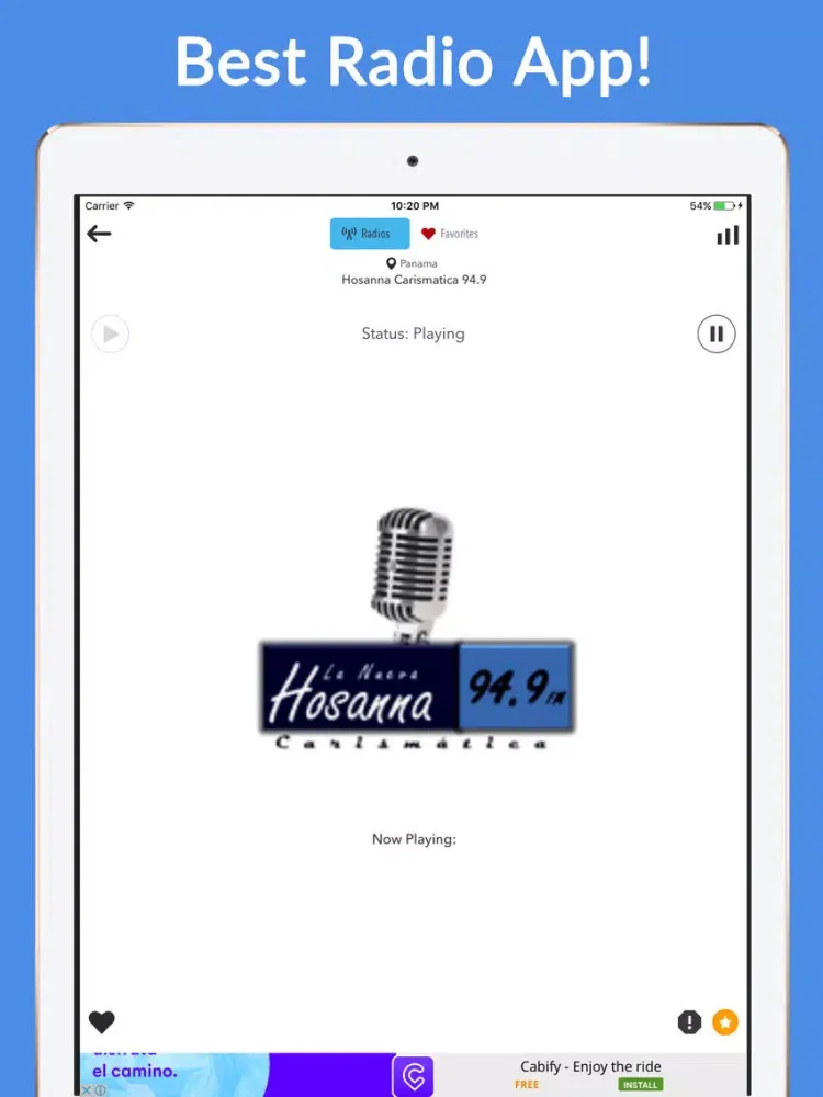 Radio Panama - Panama Radios AM FM Online Rec iPad  Ekran Görüntüleri