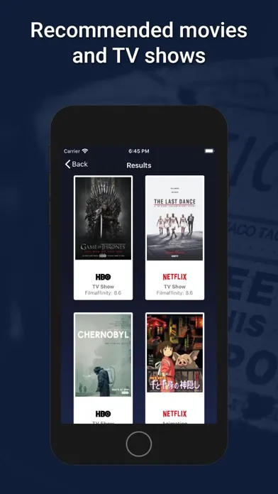Ảnh chụp màn hình của What to watch? Movies & TV