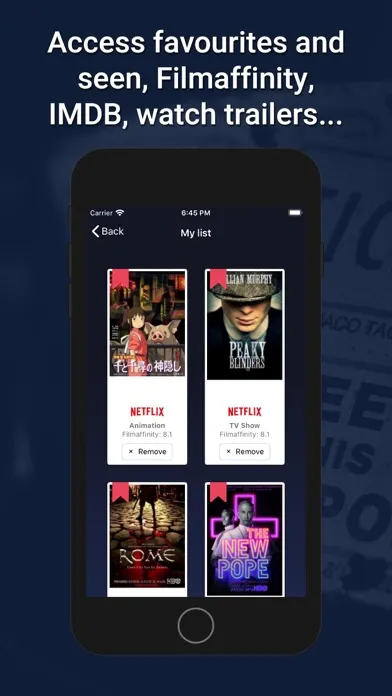 Ảnh chụp màn hình của What to watch? Movies & TV