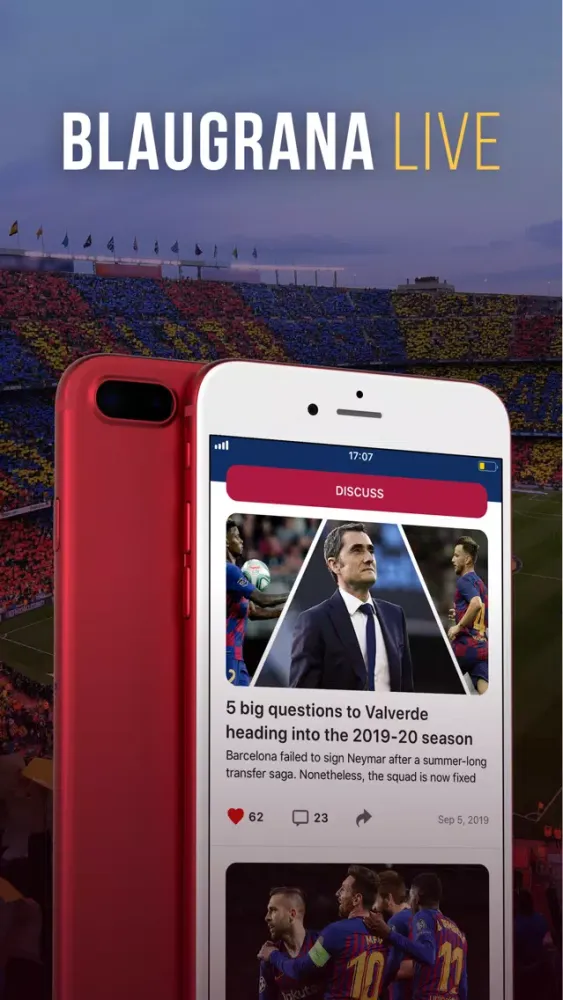 Captures d'écran de Blaugrana Live: not official